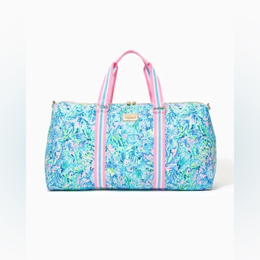 Lilly Pulitzer Printed Lightweight Weekender Bag - Surf Blue Soleil It On Me